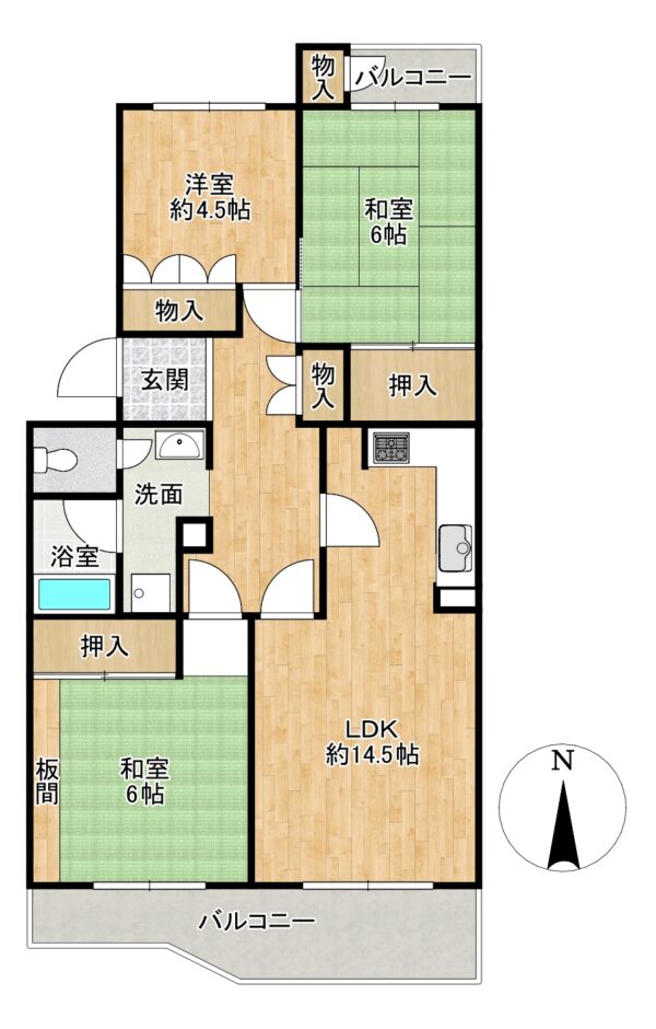 奈良三条町住宅1号棟 画像1