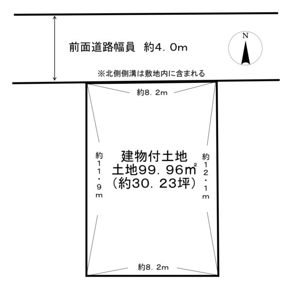 橿原市北妙法寺町土地 画像1