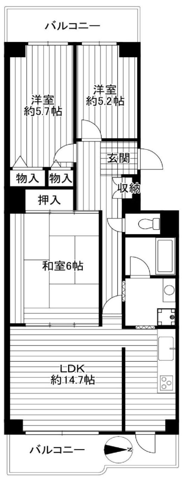 橿原神宮前スカイハイツ 画像1