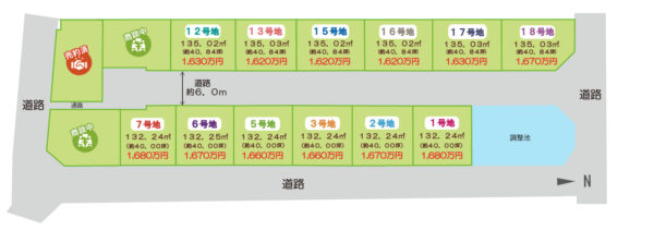 かとうタウン八木～上品寺町12期～1号地 画像2